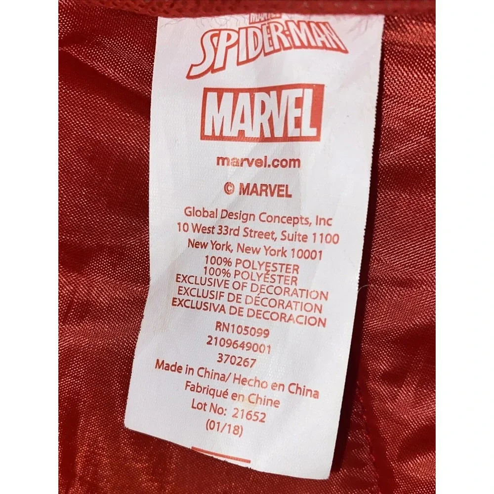 Marvel Spider-Man Backpack School Bag 3D Front Pocket Born Hero Unisex Movie